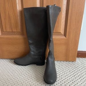 Tall Gray Boots